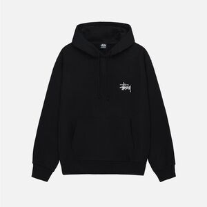 Stussy Classic Black Hoodie for Men